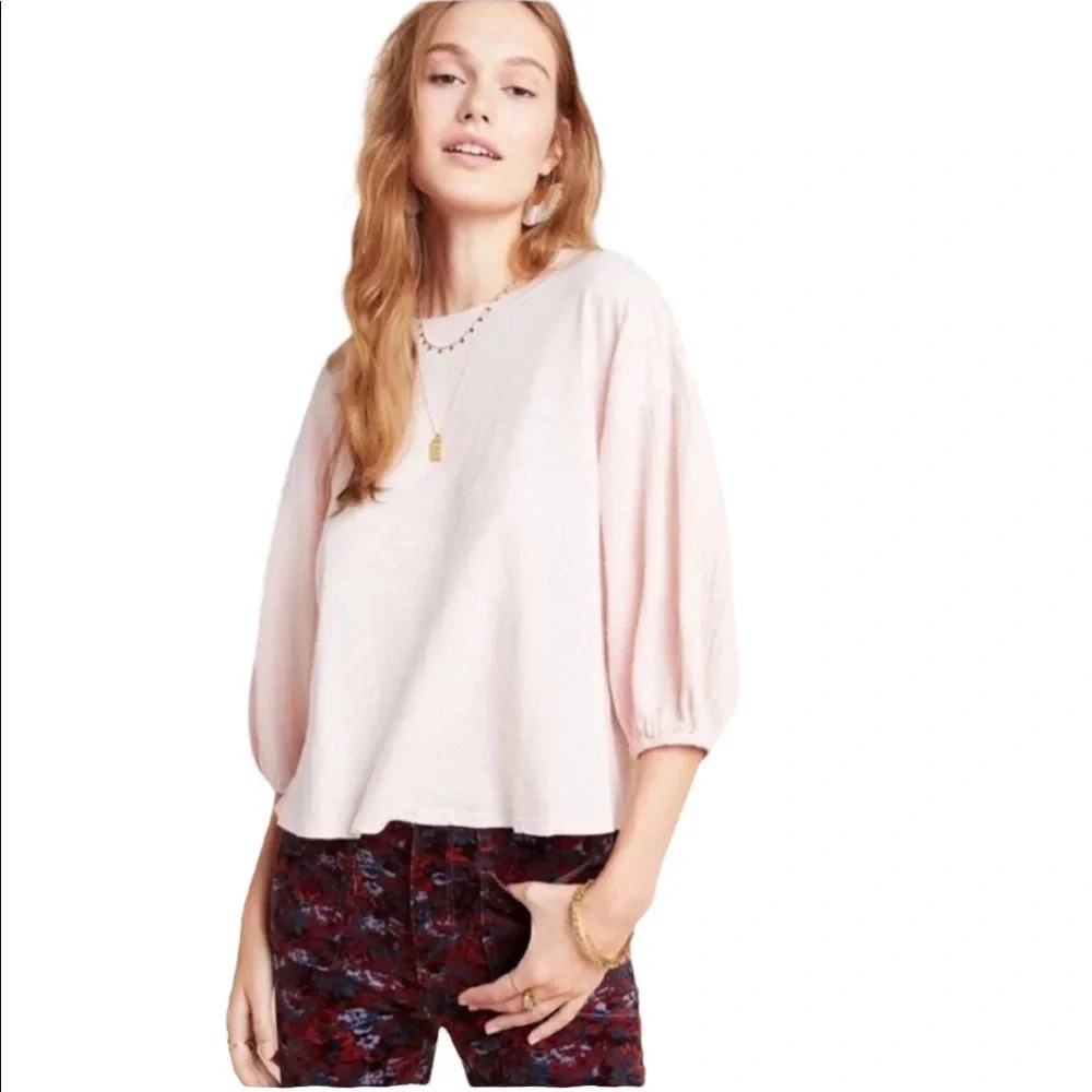 NWT Anthropologie Velvet by Graham & Spencer Margot Knit Top Size Small - Picture 6 of 6